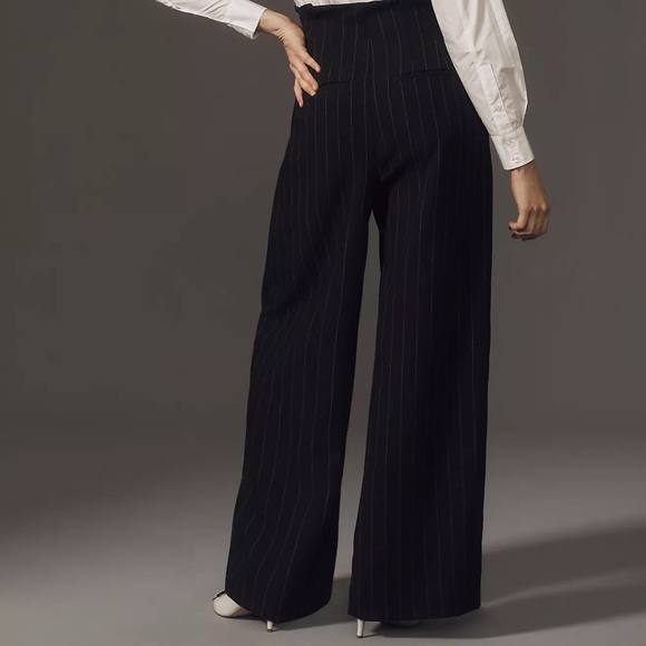 Anthropologie Maeve Corseted Shirting Twofer Jumpsuit - Picture 12 of 14